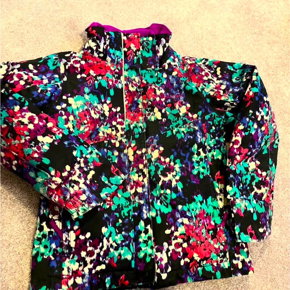 Girls XS Columbia jacket with hood